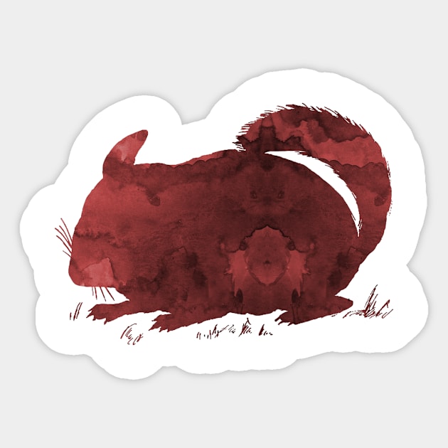 Chinchilla Sticker by BittenByErmines